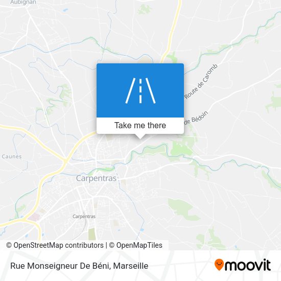 Rue Monseigneur De Béni map