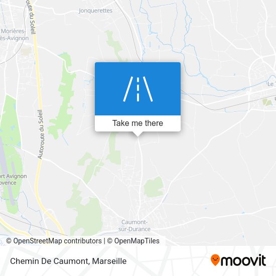 Chemin De Caumont map