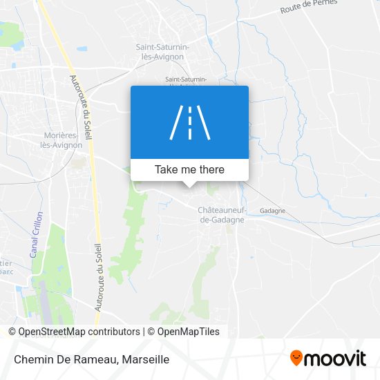 Chemin De Rameau map