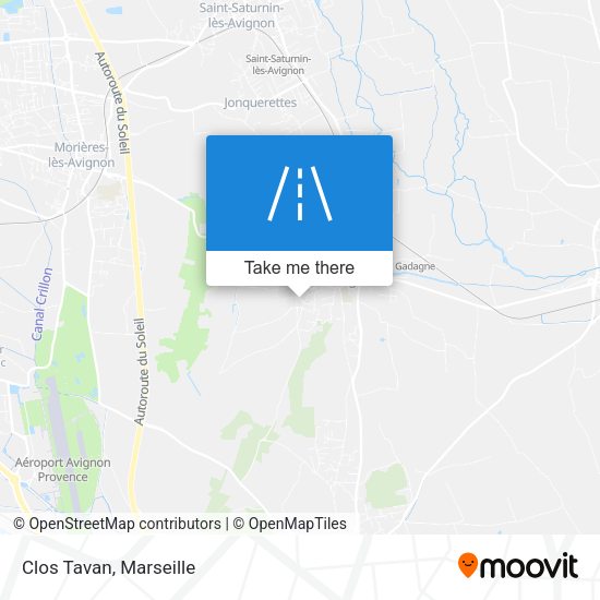 Clos Tavan map