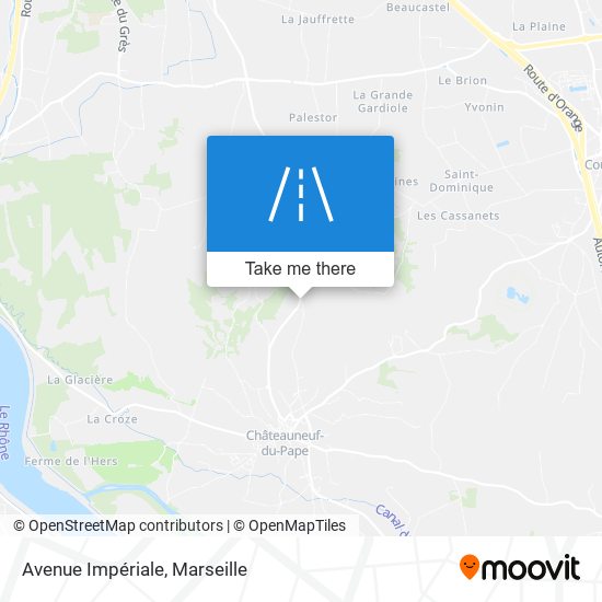 Avenue Impériale map