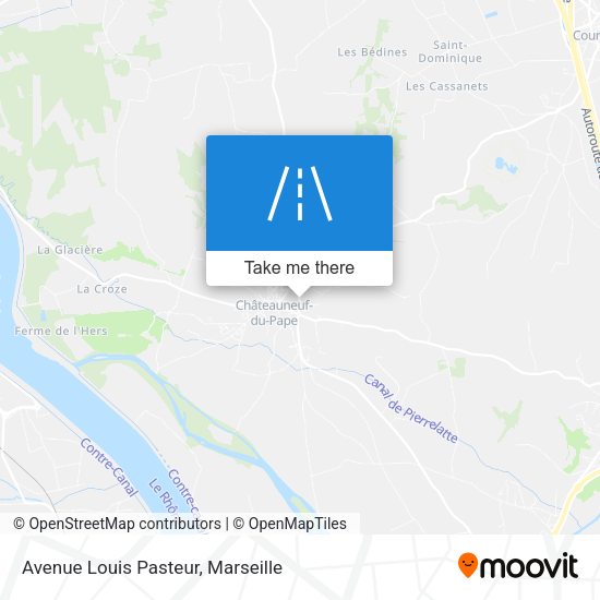 Avenue Louis Pasteur map