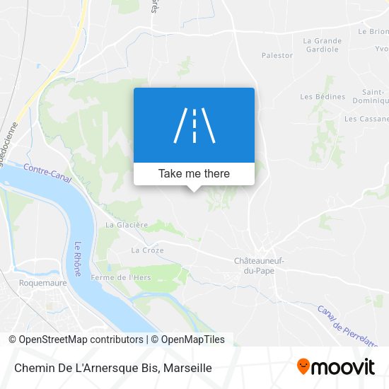 Chemin De L'Arnersque Bis map