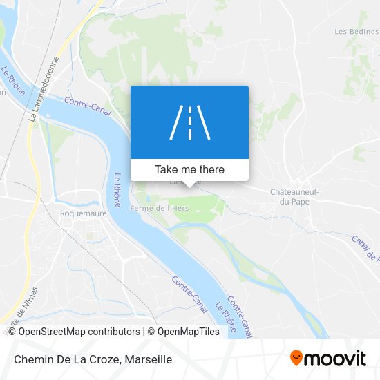 Chemin De La Croze map