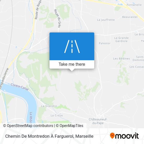 Chemin De Montredon À Farguerol map