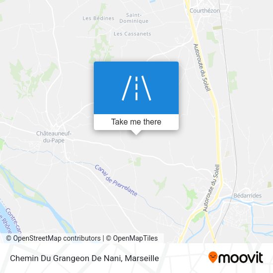 Chemin Du Grangeon De Nani map
