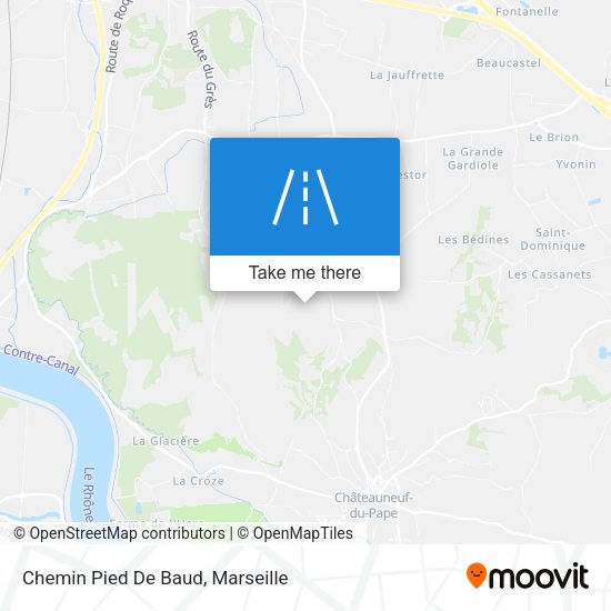Chemin Pied De Baud map