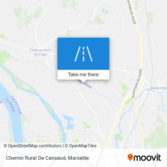 Chemin Rural De Cansaud map