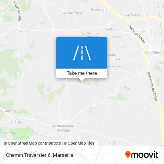 Chemin Traversier 6 map