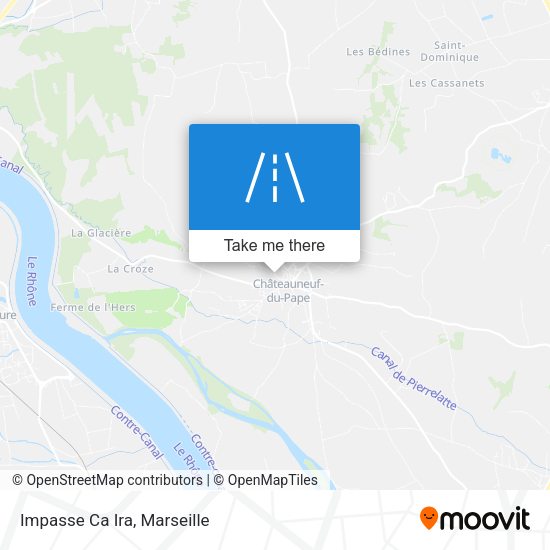 Impasse Ca Ira map