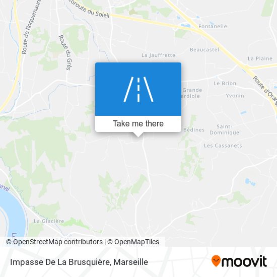 Impasse De La Brusquière map
