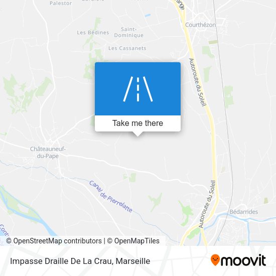 Impasse Draille De La Crau map