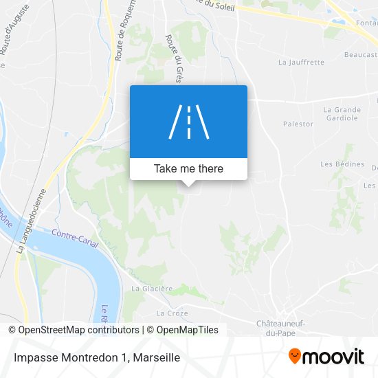 Impasse Montredon 1 map