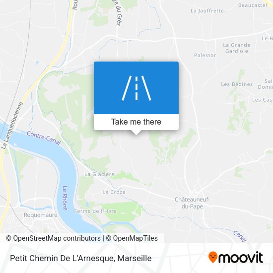Petit Chemin De L'Arnesque map