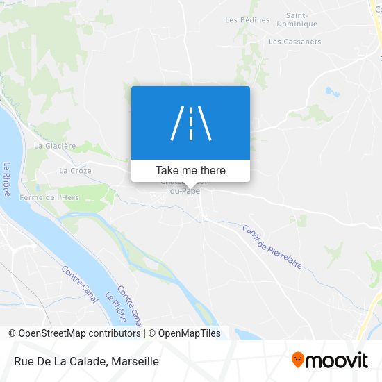 Rue De La Calade map