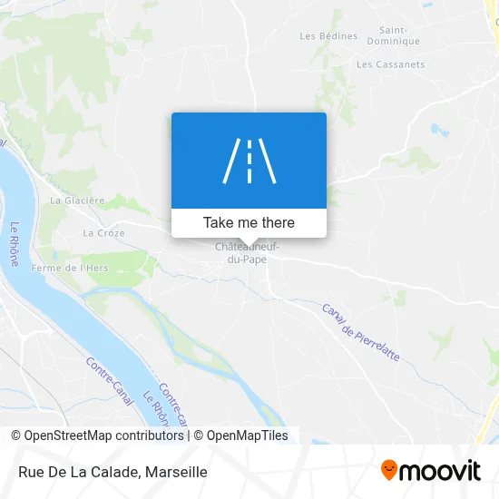 Rue De La Calade map