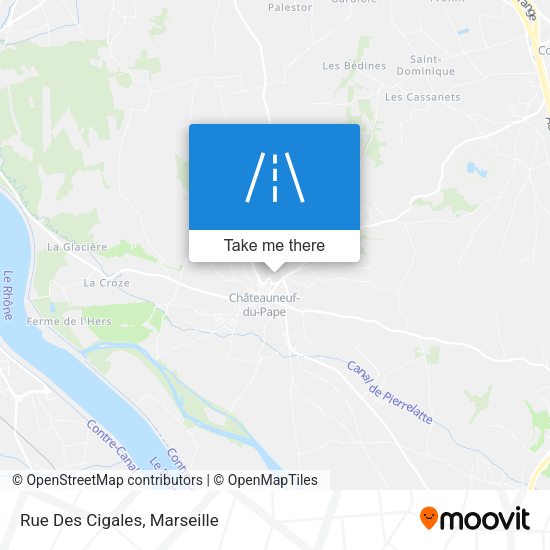 Rue Des Cigales map