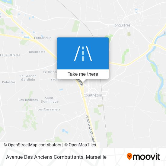 Avenue Des Anciens Combattants map