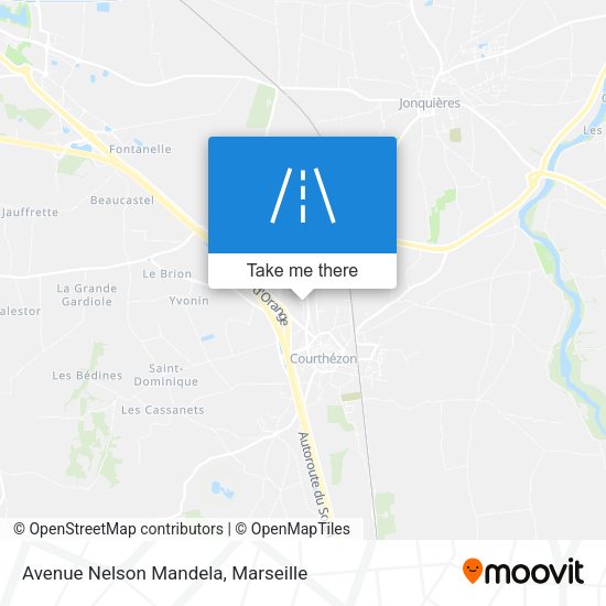 Avenue Nelson Mandela map