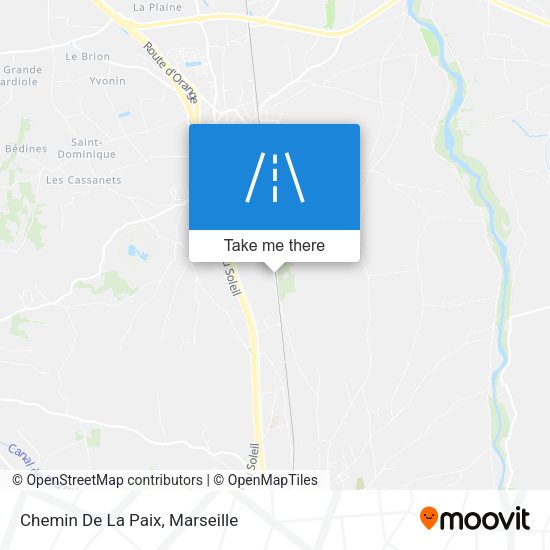 Chemin De La Paix map