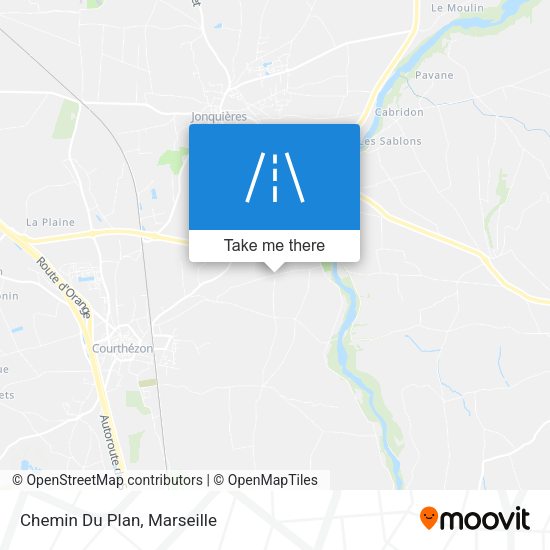 Chemin Du Plan map