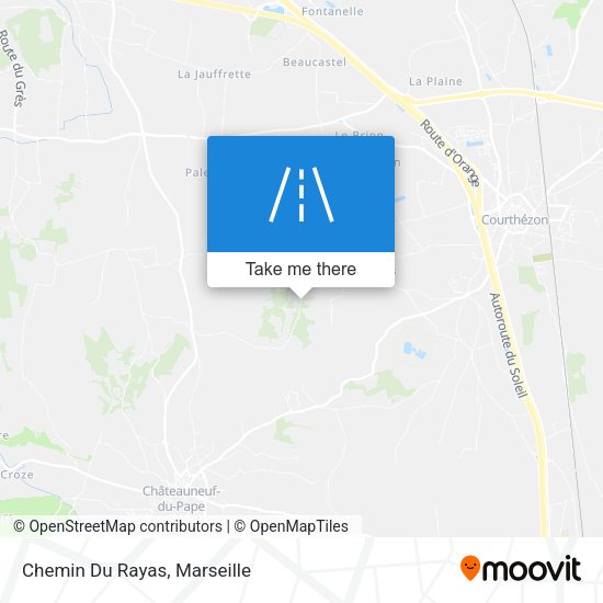 Chemin Du Rayas map
