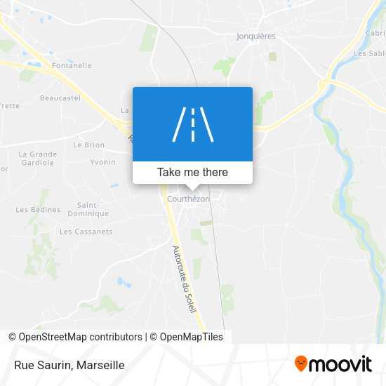 Rue Saurin map