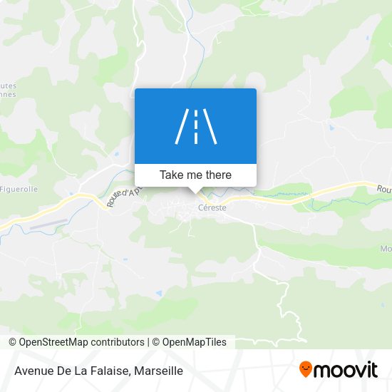 Avenue De La Falaise map
