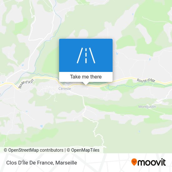 Clos D'Île De France map