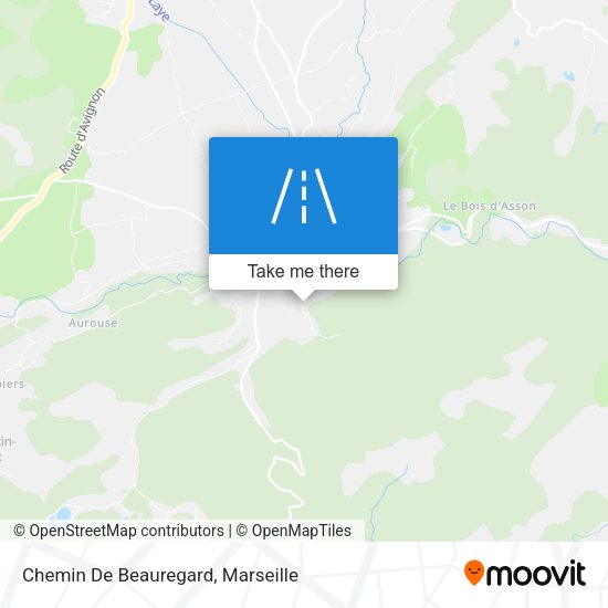 Chemin De Beauregard map