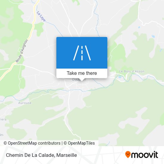 Chemin De La Calade map