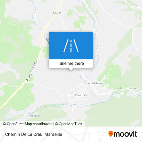 Chemin De La Crau map