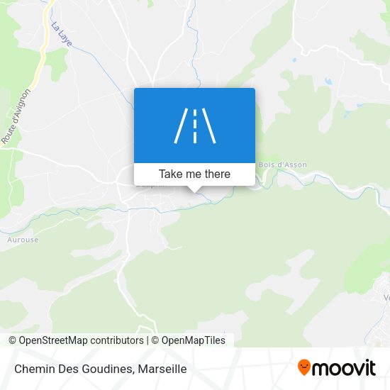 Chemin Des Goudines map