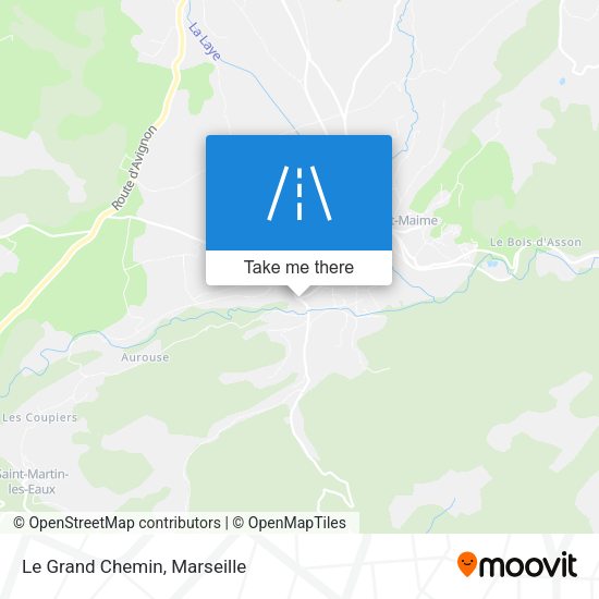 Le Grand Chemin map