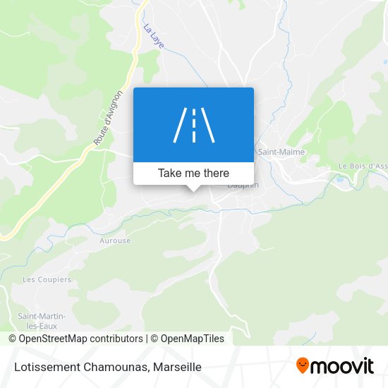Lotissement Chamounas map