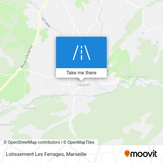 Lotissement Les Ferrages map