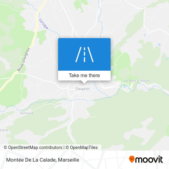 Montée De La Calade map