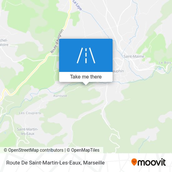 Route De Saint-Martin-Les-Eaux map