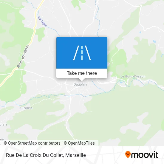 Rue De La Croix Du Collet map