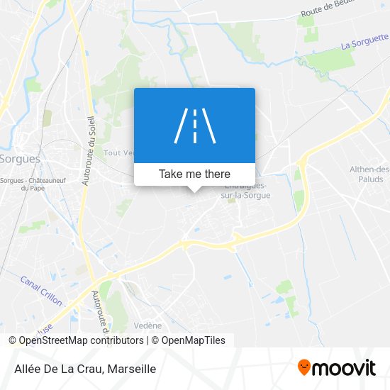 Allée De La Crau map