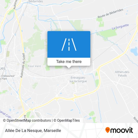 Allée De La Nesque map