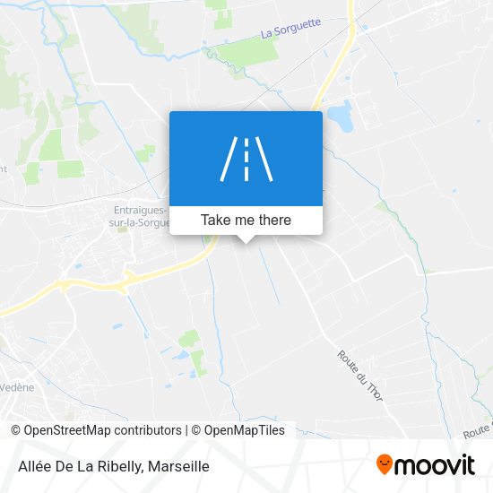 Allée De La Ribelly map