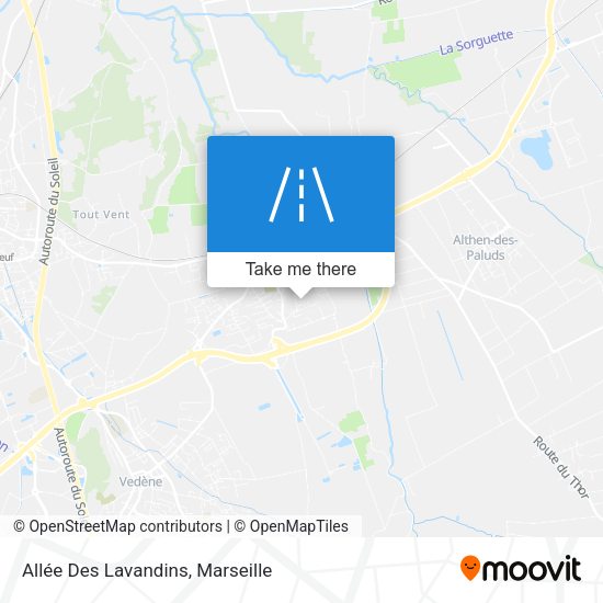 Allée Des Lavandins map