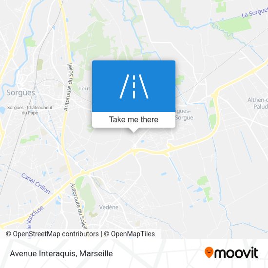 Avenue Interaquis map