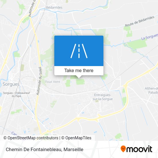 Chemin De Fontainebleau map