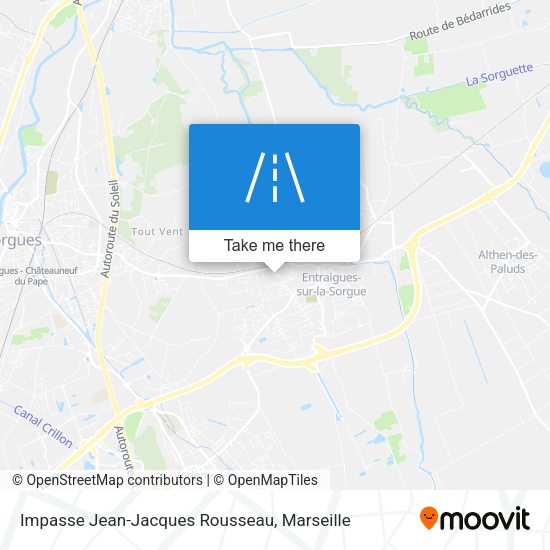 Impasse Jean-Jacques Rousseau map