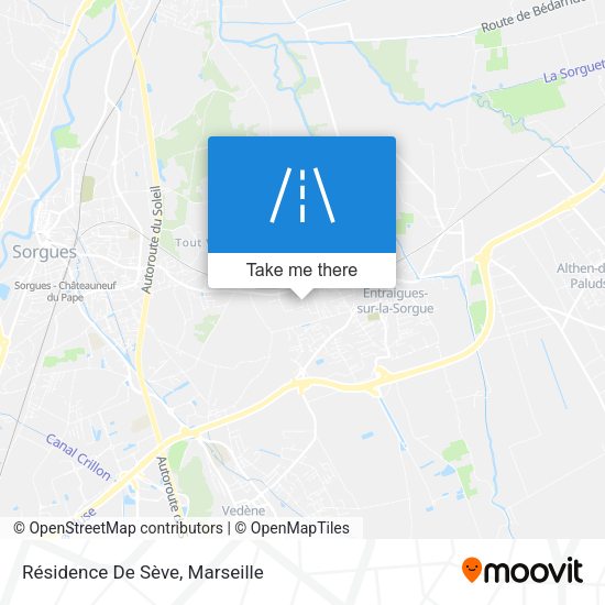 Résidence De Sève map
