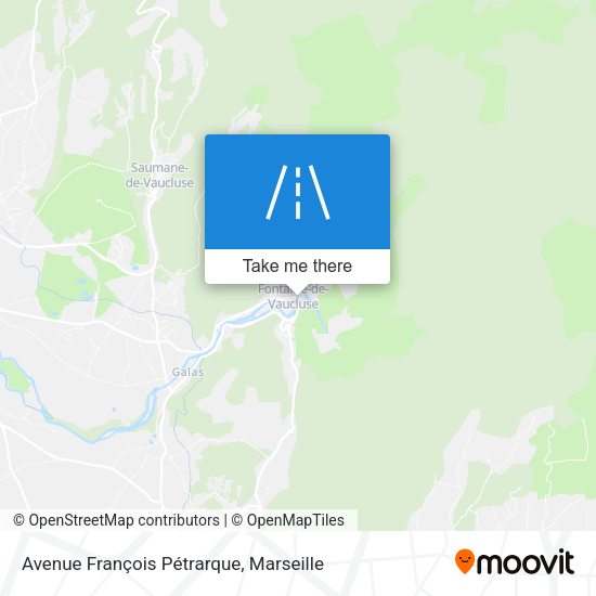 Avenue François Pétrarque map