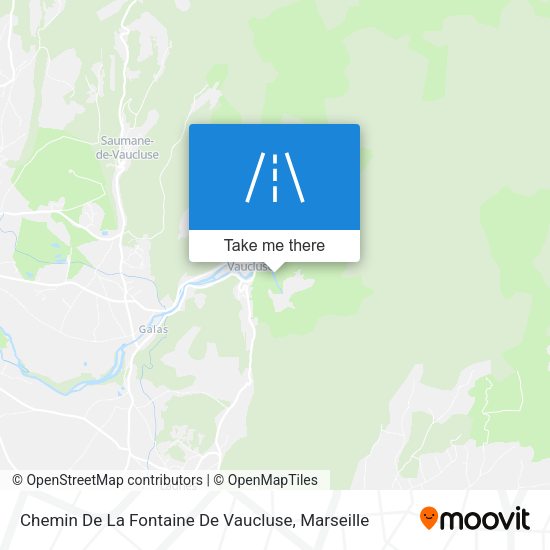 Chemin De La Fontaine De Vaucluse map