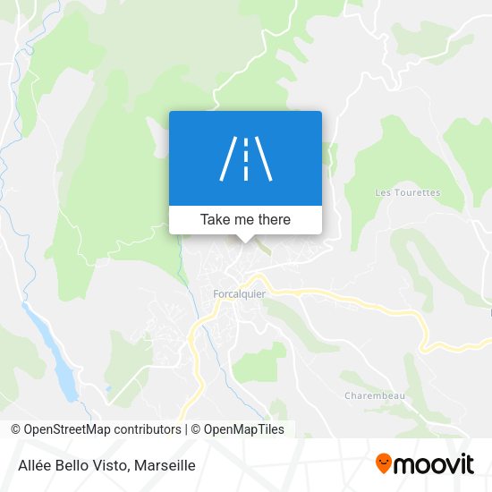 Allée Bello Visto map
